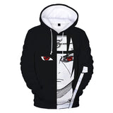 Naruto Hoodie Anime Cosplay Costume Sweatshirts Kakashi 3D Printed Pullover Men Women Fashion Casual Oversized Hoodies