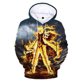 Naruto Hoodie Anime Cosplay Costume Sweatshirts Kakashi 3D Printed Pullover Men Women Fashion Casual Oversized Hoodies